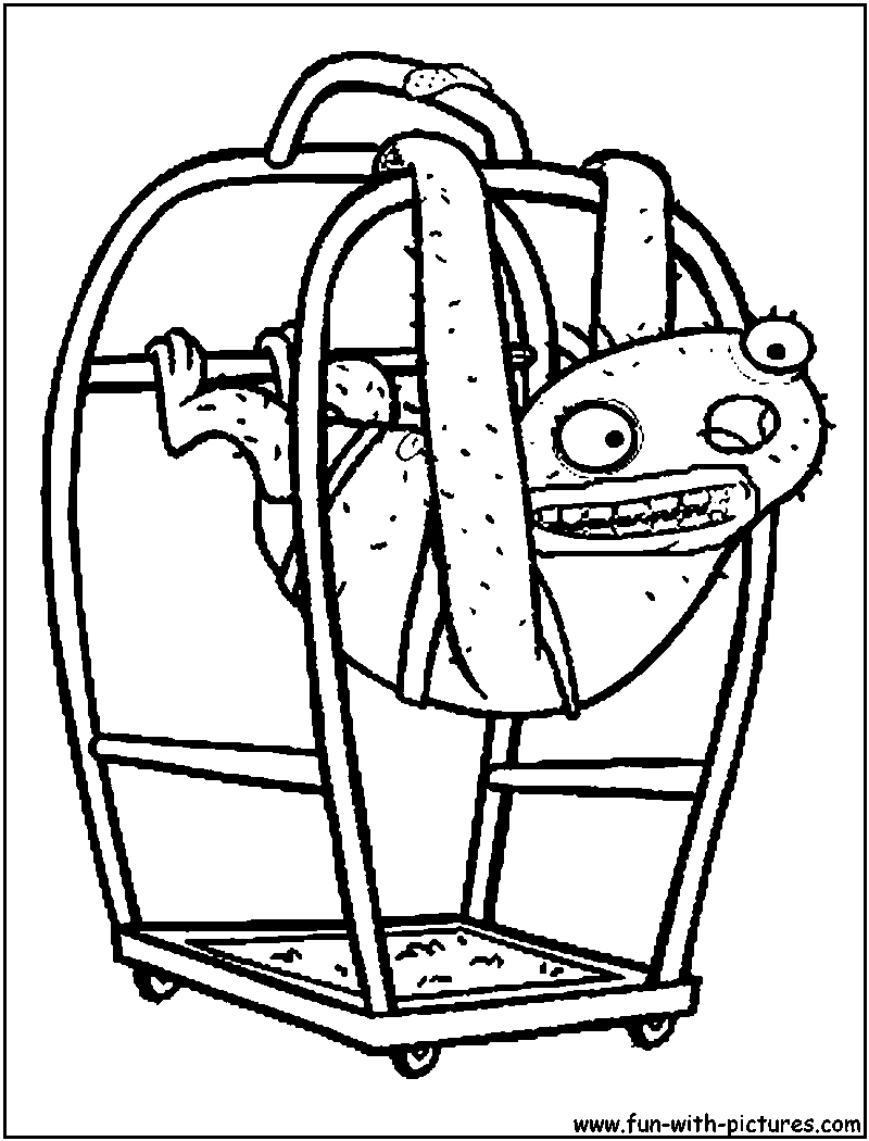 Almostnakedanimals Sloth Coloring Page 