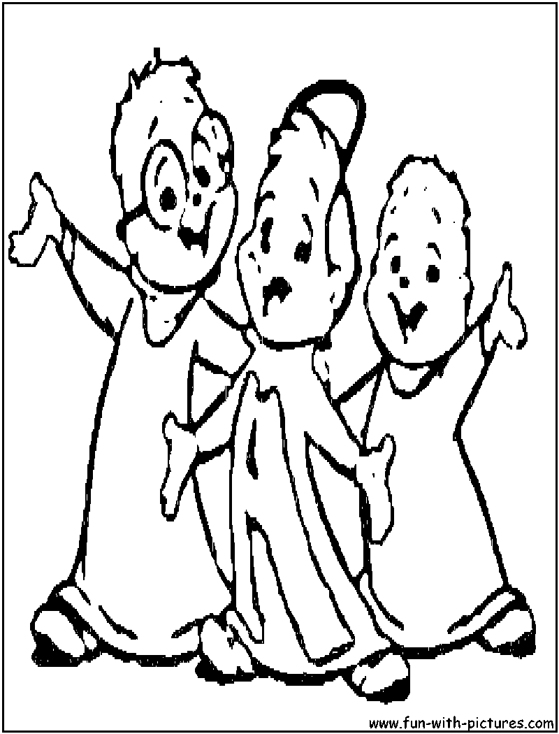 kammerherre alvin and the chipmunks coloring pages - photo #49