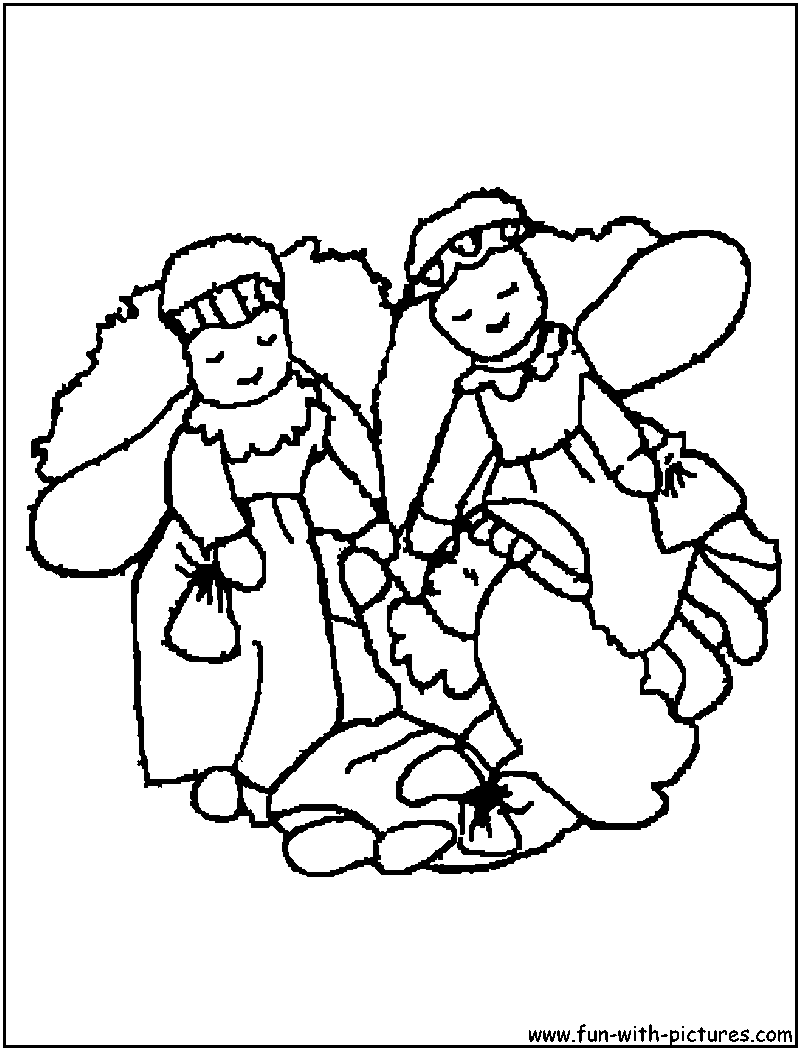 Angel Picture Coloring Page2 