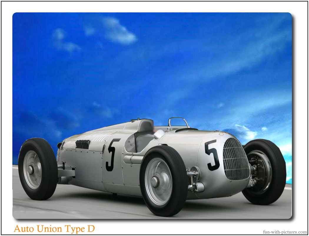 Auto Union Silver Arrow Car 