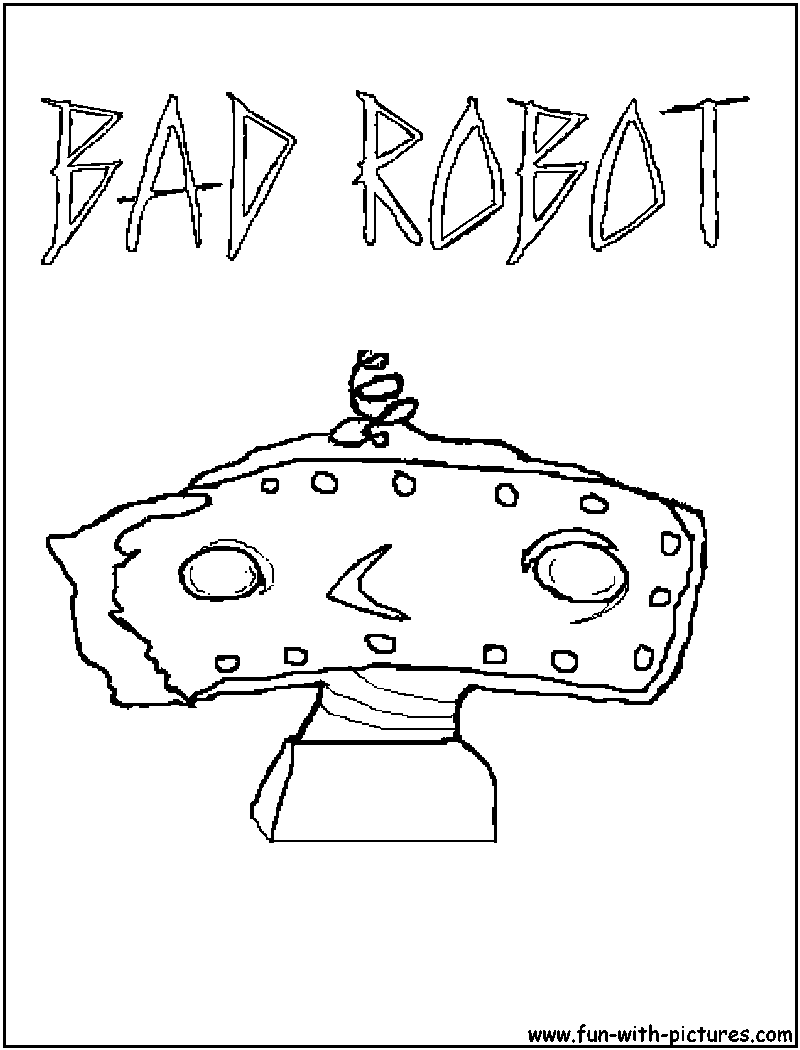 Badrobot Coloring Page 