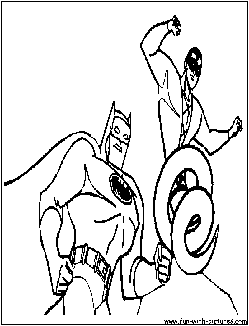 Batman Cartoonnetworkseries Coloring Page 