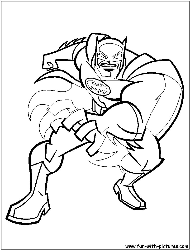 Batmanthebraveandthebold Coloring Page 