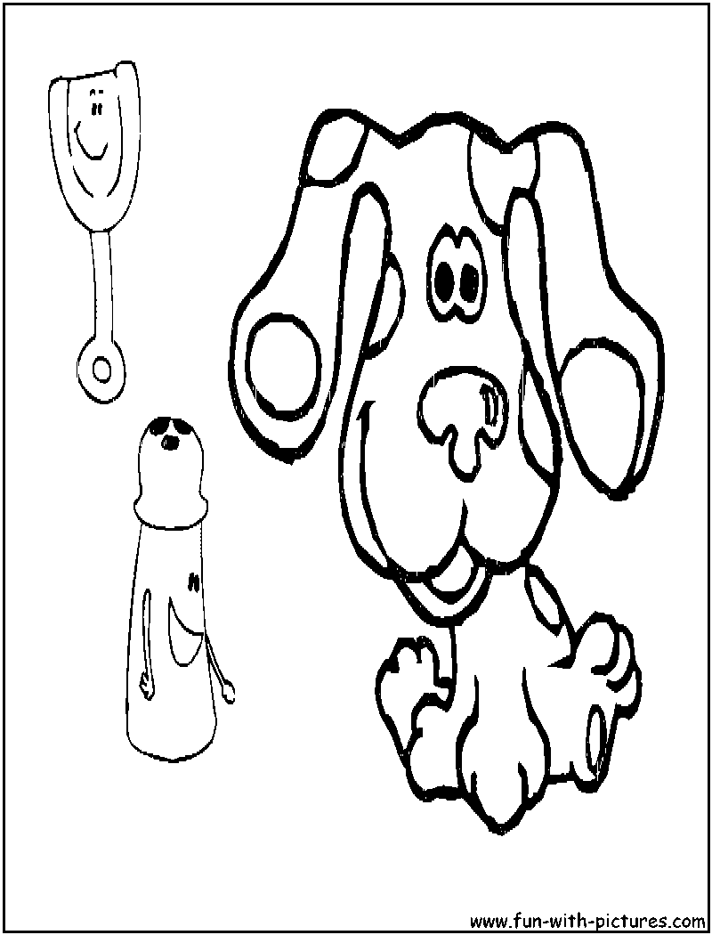 Bluesclues1 Coloring Page 