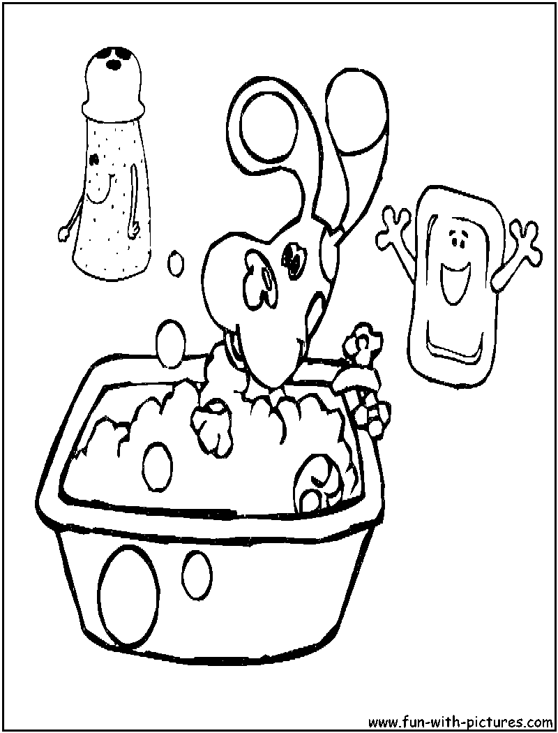 Bluesclues3 Coloring Page 