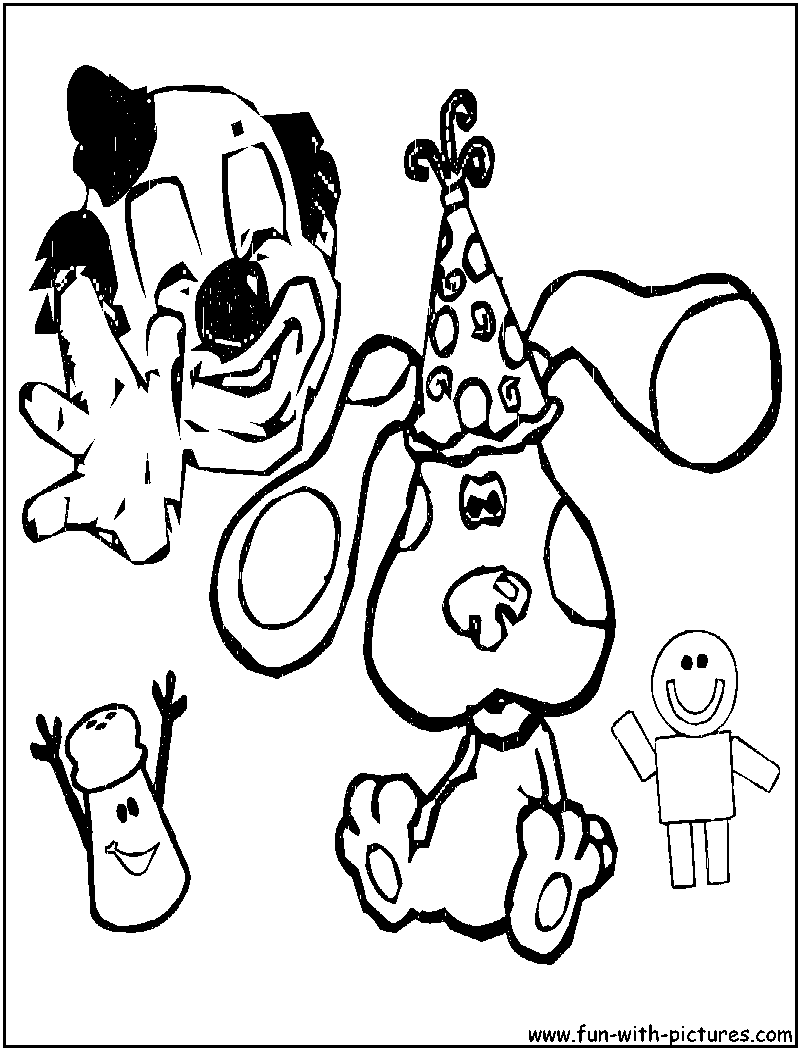 Bluesclues9 Coloring Page 