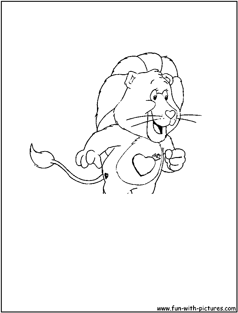 Braveheartlion Coloring Page 