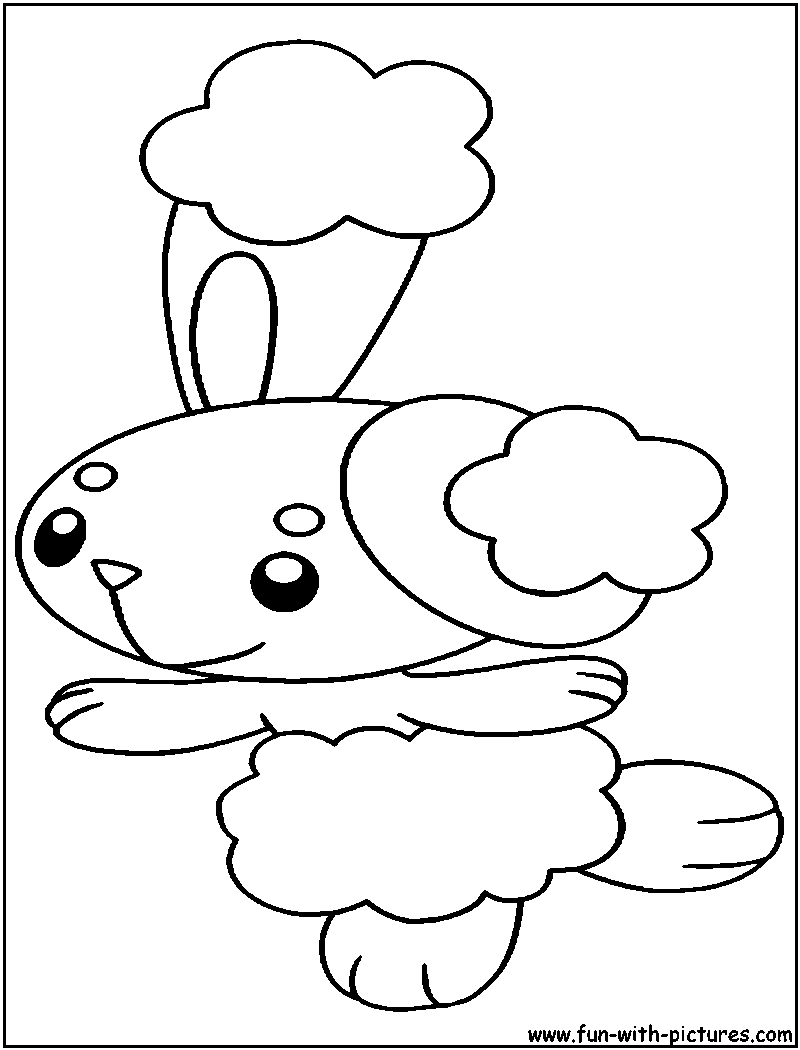 Buneary Coloring Page 