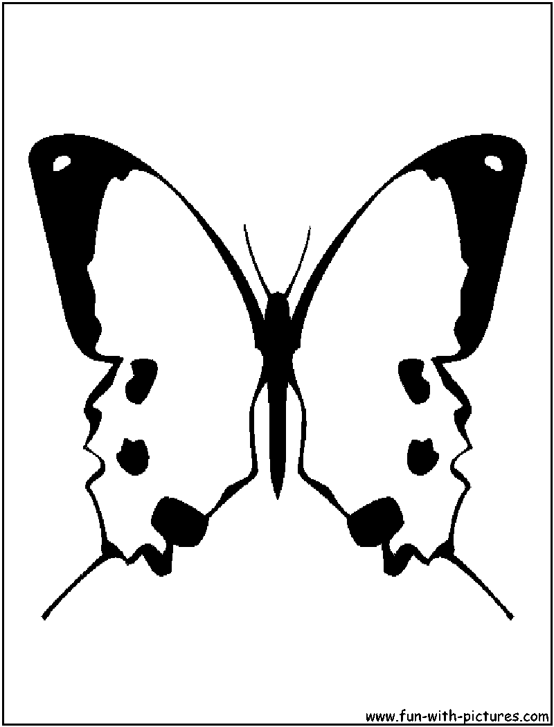 Butterfly Coloring Page of