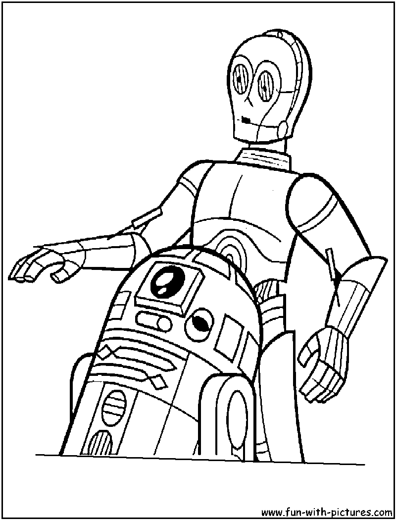 r2 d2 coloring pages - photo #11