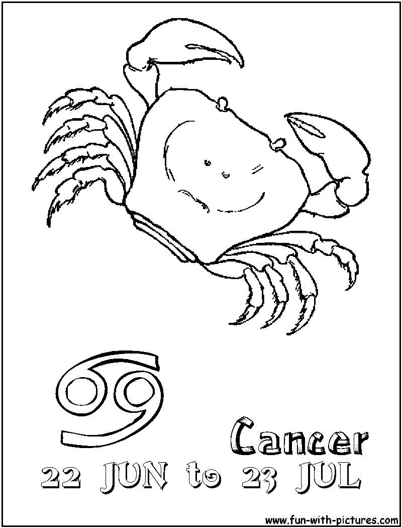 Cancer Coloring Page 