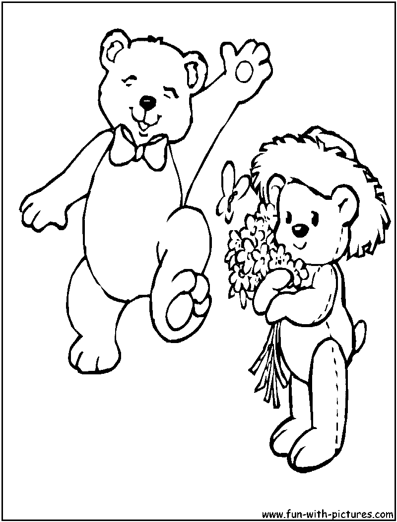 Carebeargreetings Coloring Page 