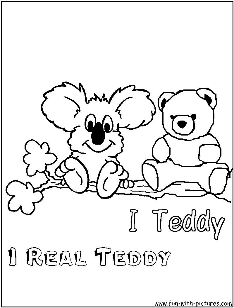 Cartoon Animal Picture Coloring Page2 