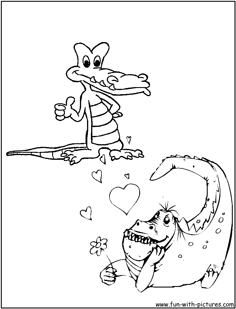 Cartoon Animal Picture Coloring Page9 