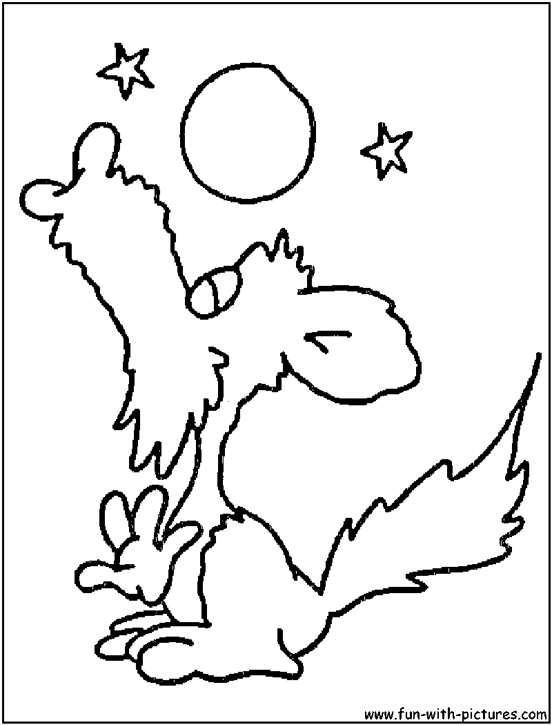 Cartooncoyote Coloring Page 