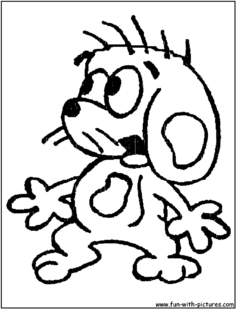 Cartoondog Coloring Page 
