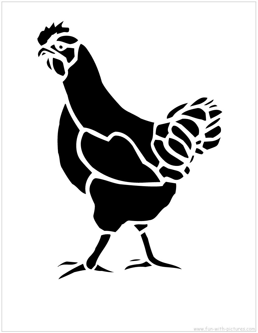 Chicken Stencil