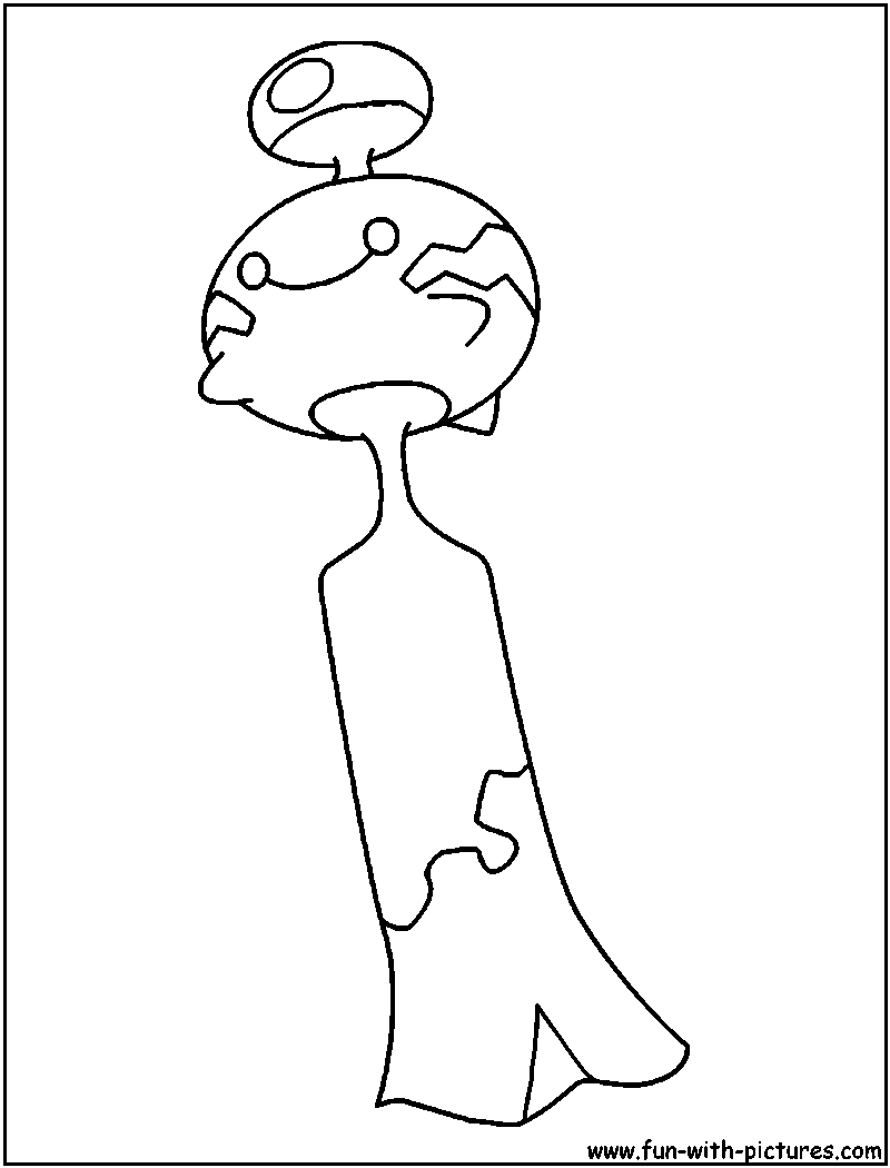 Chimecho Coloring Page 