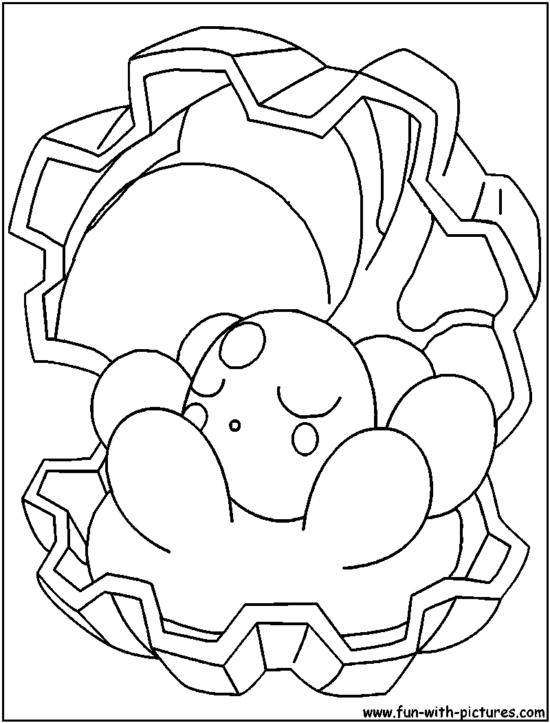 Clamperl Coloring Page 