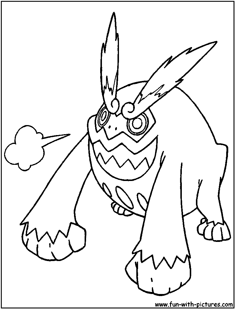 Darmanitan Coloring Page 