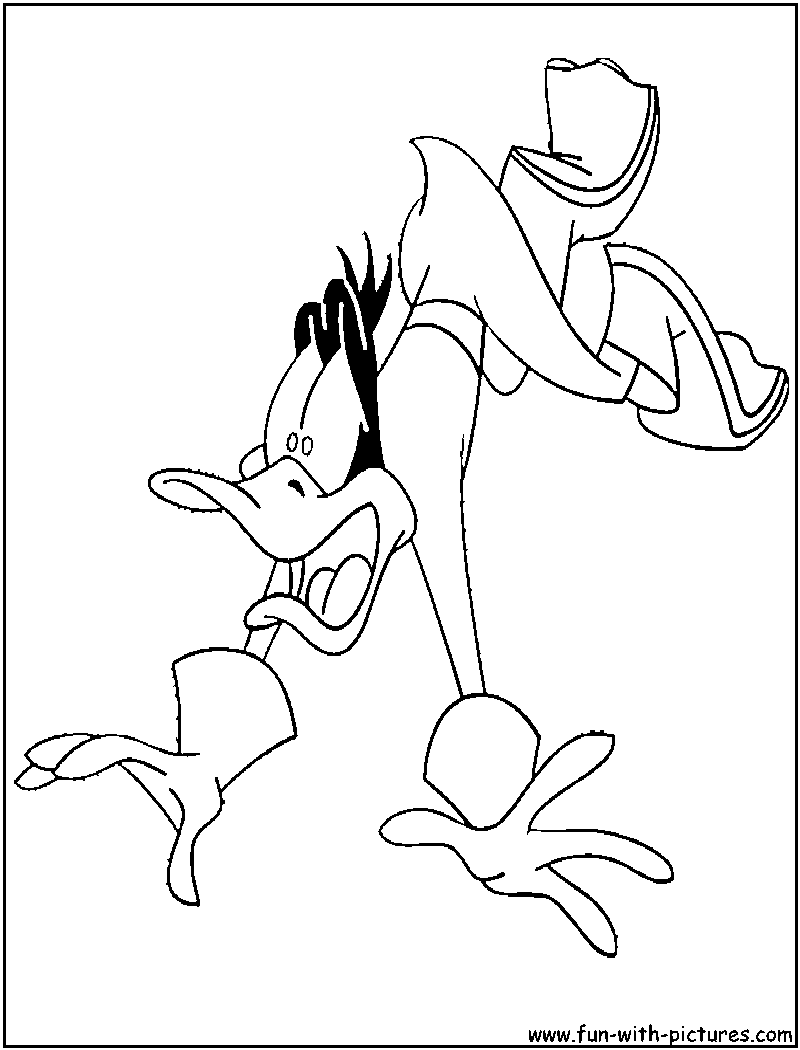 Duckdodgers Inverted Coloring Page 