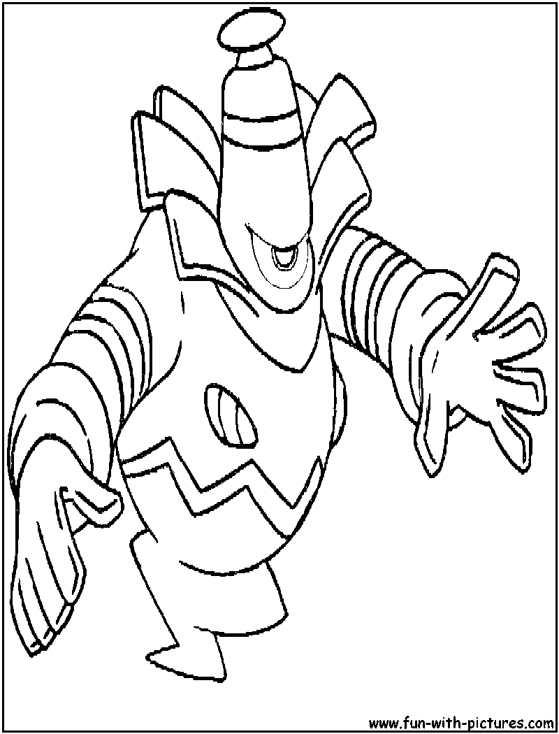 Dusknoir Coloring Page 