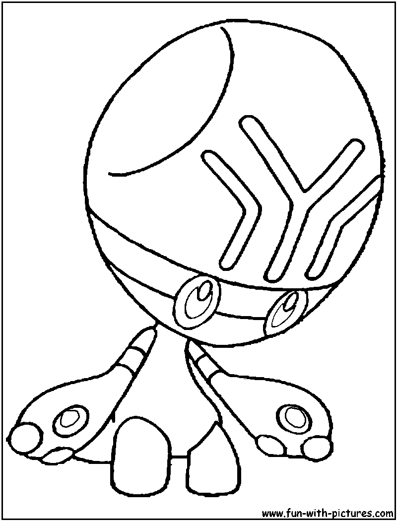 Elgyem Coloring Page 