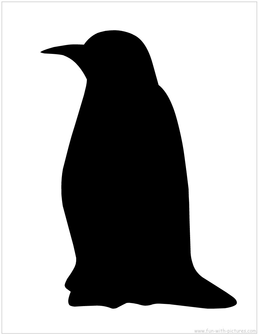 Emperor Penguin Silhouette