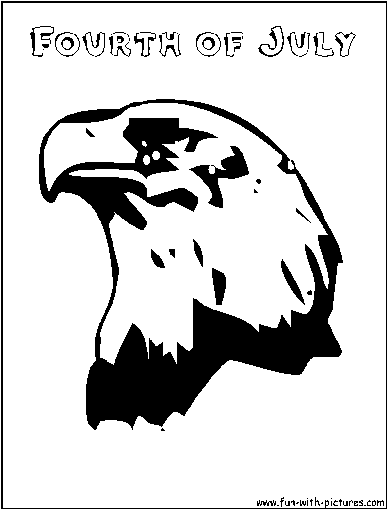 Fourth July Coloring Page 