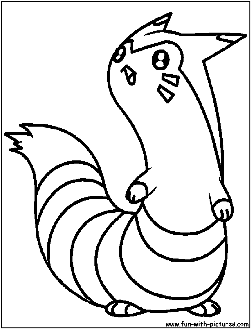 Furret Coloring Page 