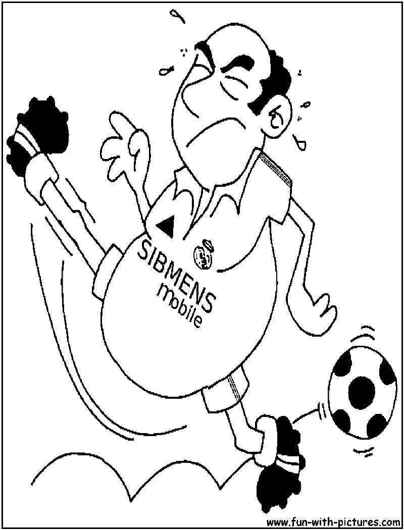 Future Beckham Coloring Page 