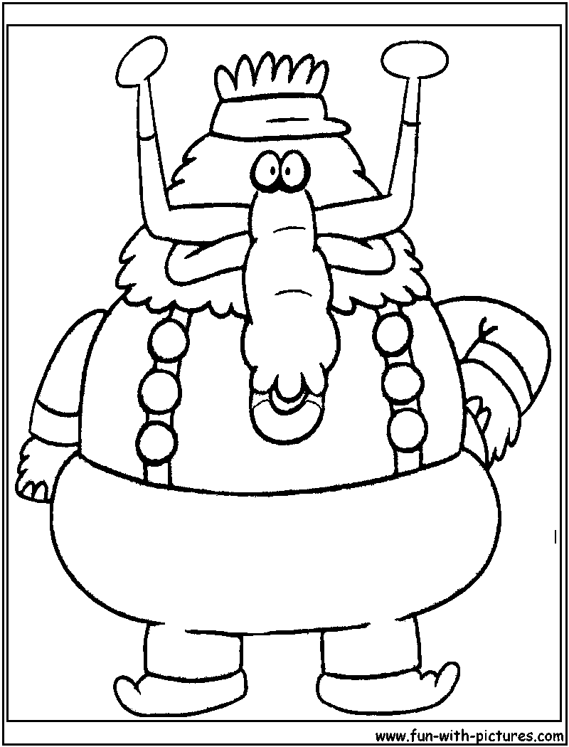 Gazpacho Chowder Coloring Page 