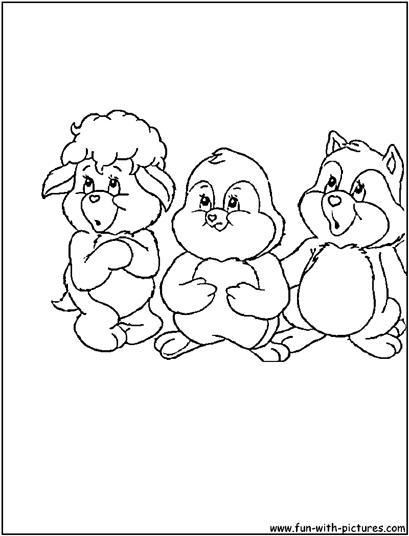 halloween care bears coloring pages - photo #14