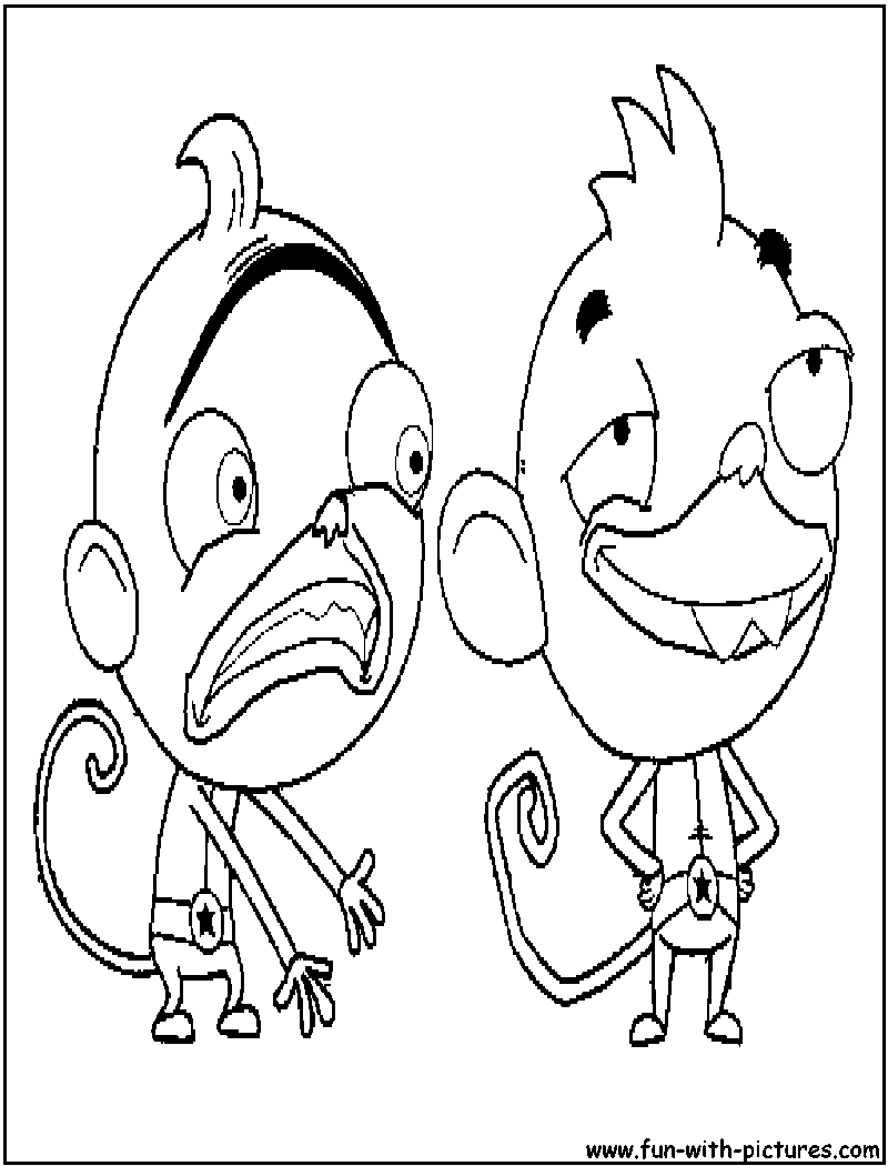 Gus Wally Coloring Page 
