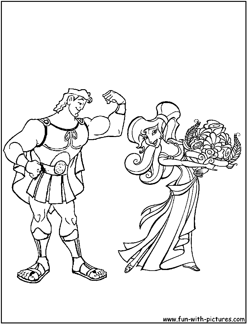 Hercules Coloring Pages Free Printable Colouring Pages for kids to print and color in