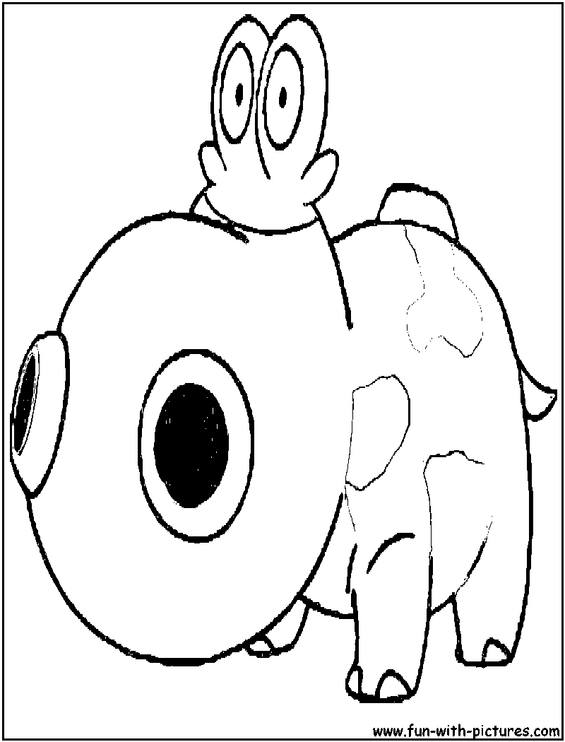 Hippopotas Coloring Page 