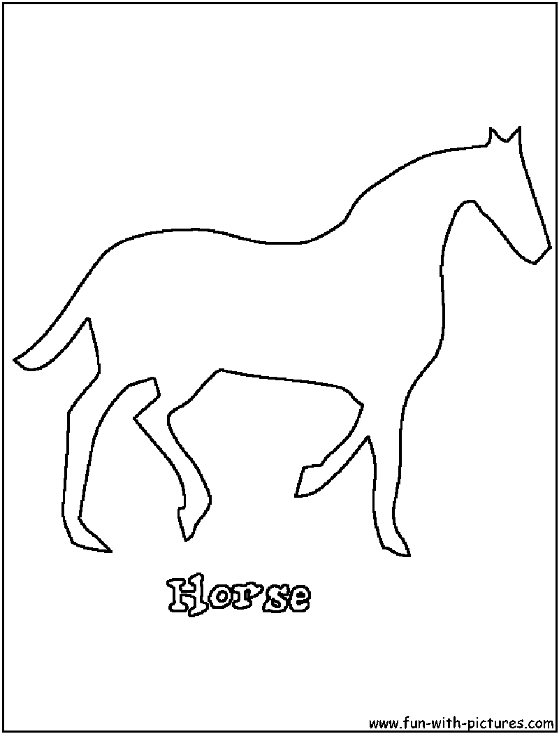 Horse Coloring Page3 