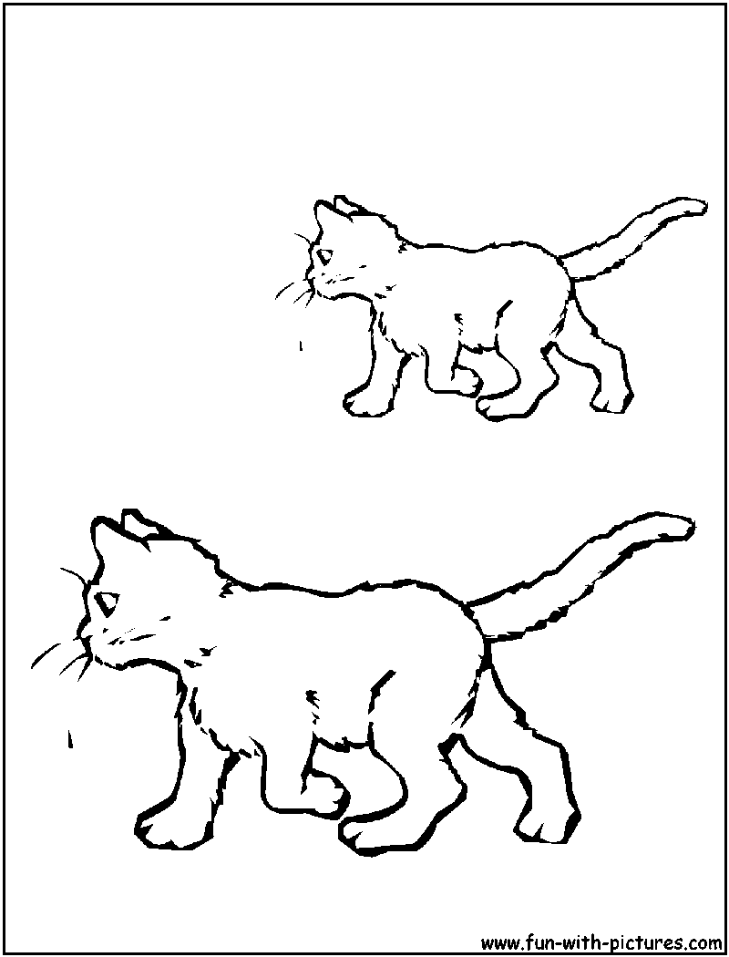 Housecats Coloring Page 