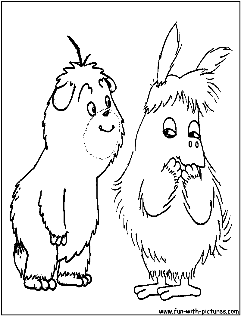 Humf Fluffything Coloring Page 