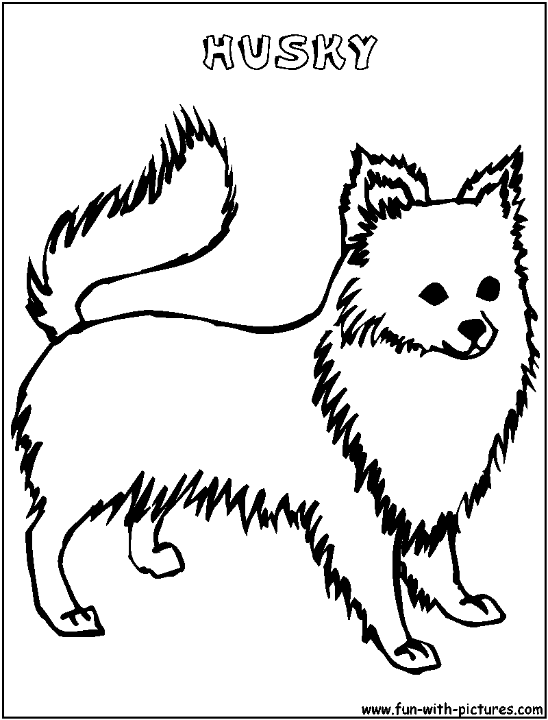 baby husky coloring pages to print - photo #28