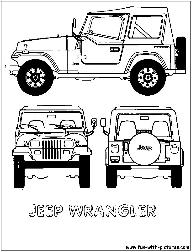 safari jeep coloring pages - photo #42