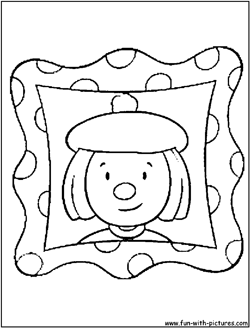 Jojo Circus Picture Coloring Page 