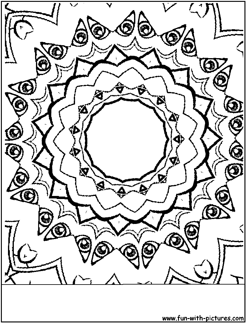 Kaleidoscope4 Coloring Page 