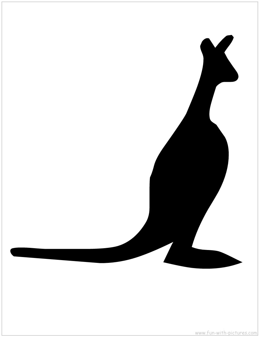 Kangaroo Silhouette