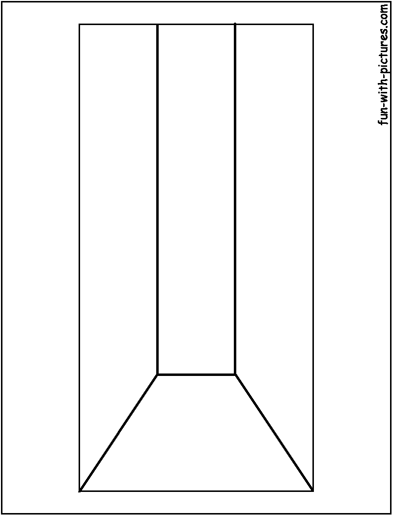 Kuwait Flag  Coloring Page