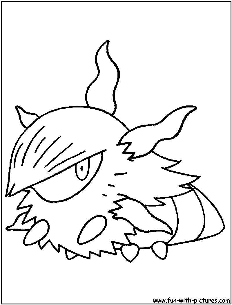 Larvesta Coloring Page 