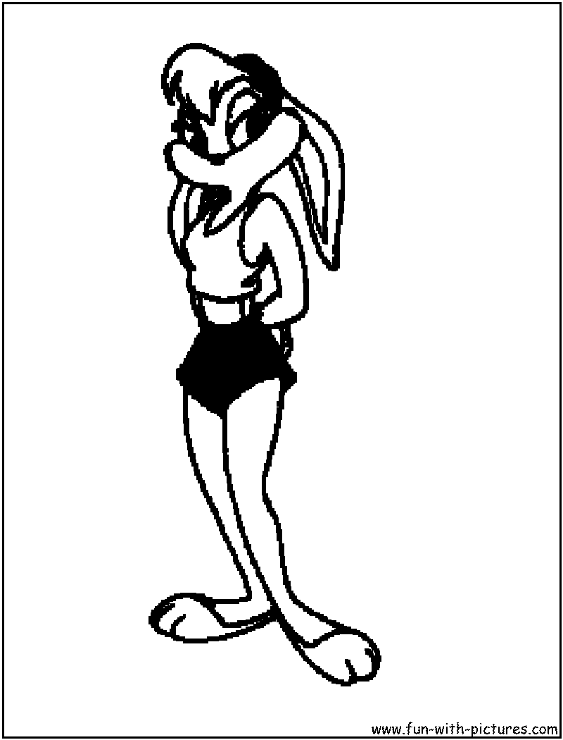 Lolabunny2 Coloring Page 