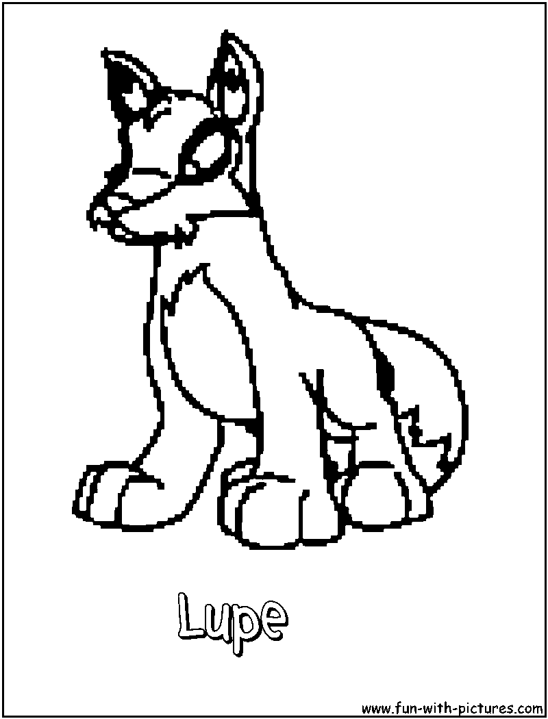 Lupe Coloring Page 