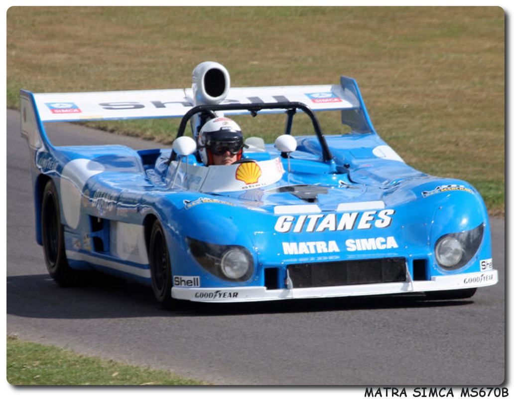 Matra Simca Ms670b Car 