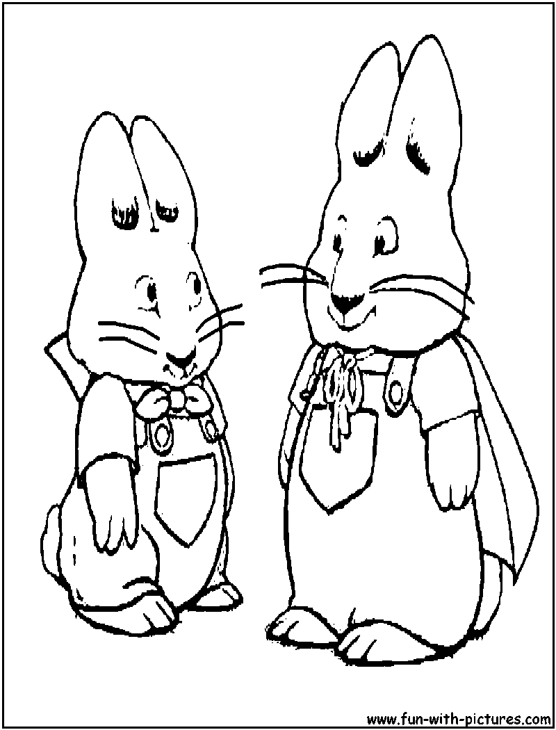 Max And Ruby Coloring Pages maxandruby eastereggs coloring page maxandruby coloring page